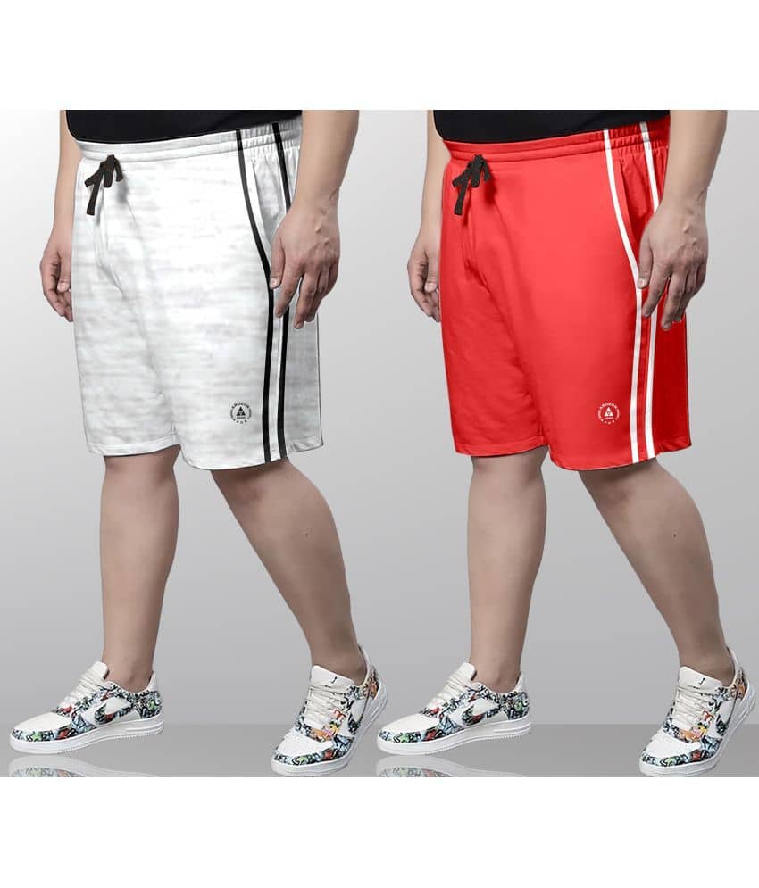 Ardeur Multi Cotton Blend Men's Shorts ( Pack of 2 ) - Shorts | Buy online on ZillyBuy