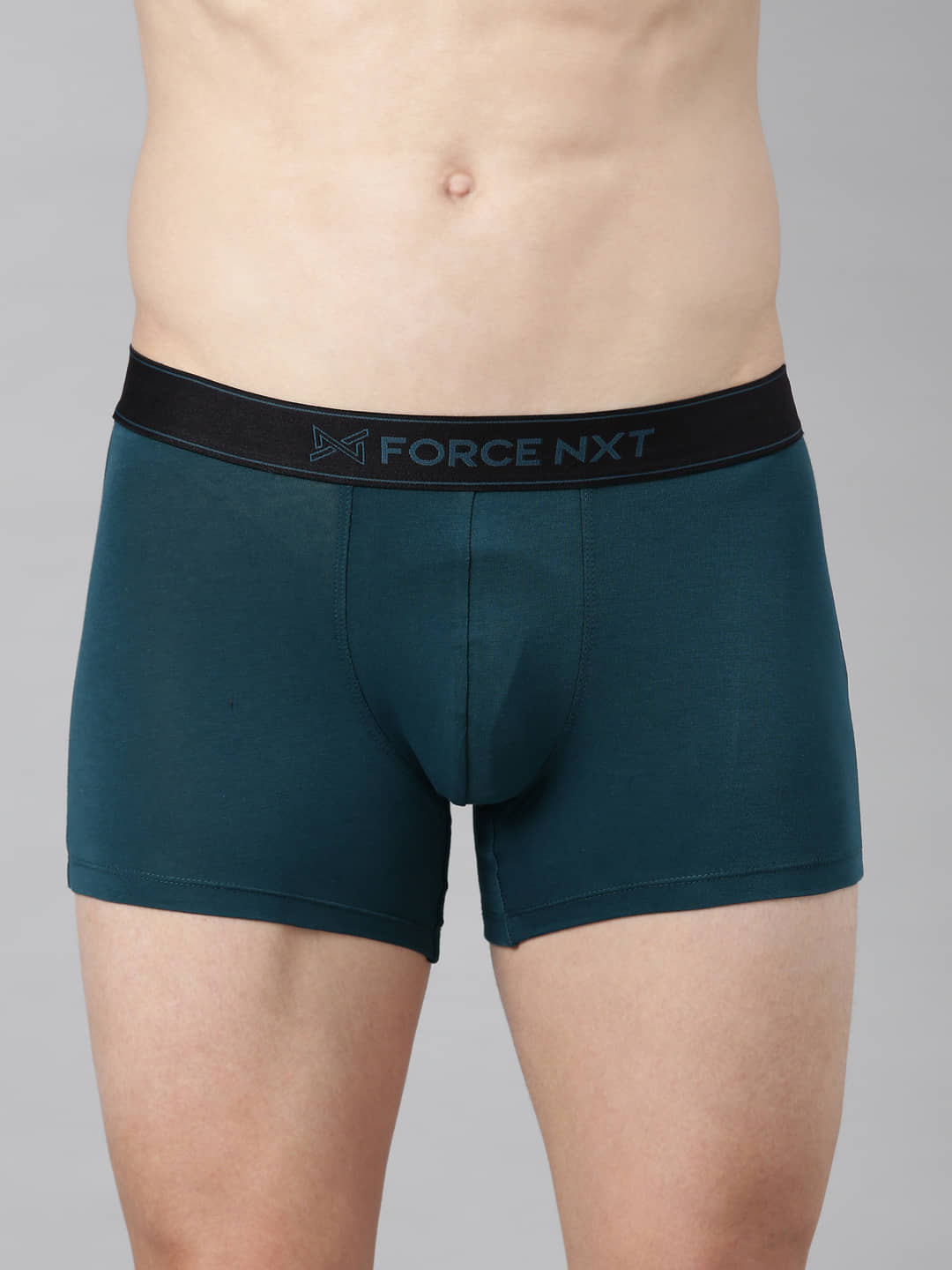 Force NXT Grey Cotton Men's Trunks ( Pack of 1 )