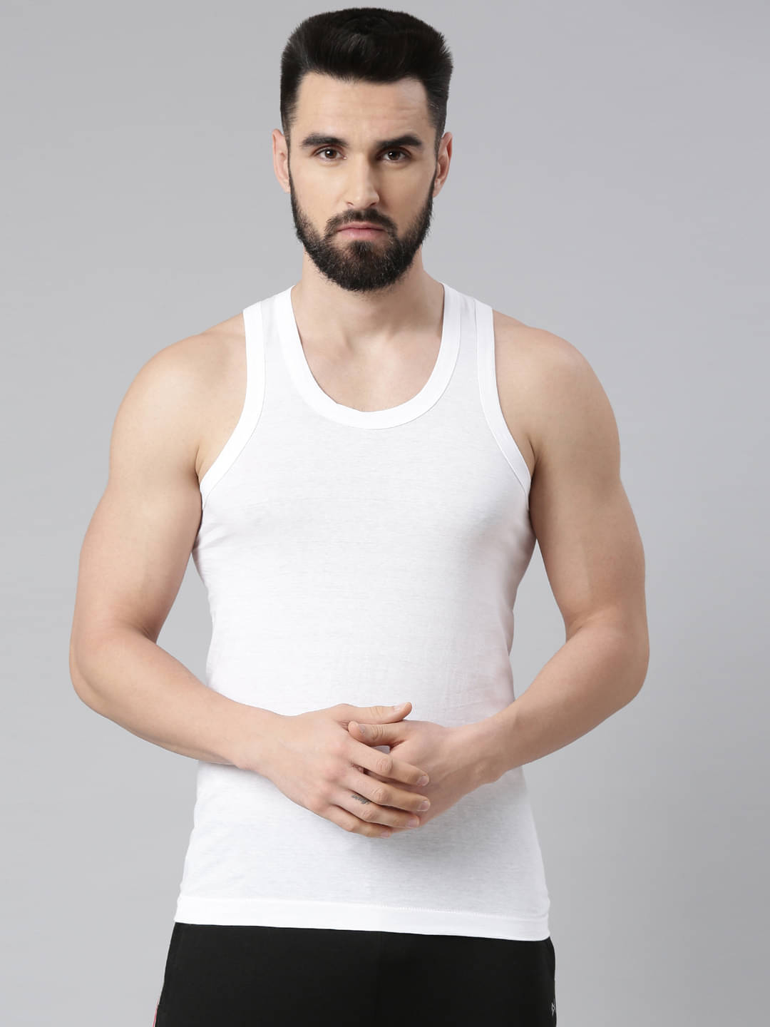 Force NXT White Cotton Men's Vest ( Pack of 1 ) Force NXT White Cotton Men's Vest ( Pack of 1 )
