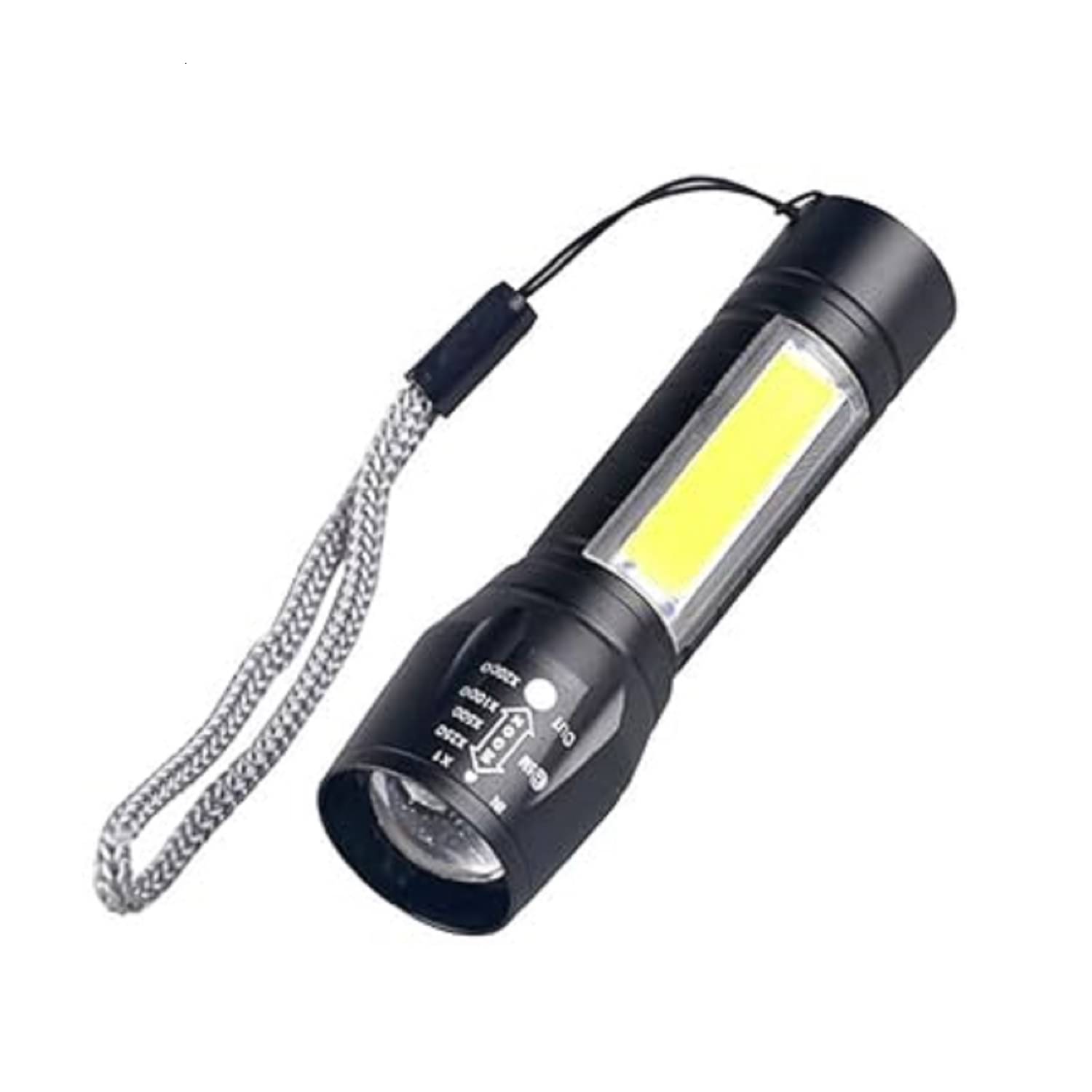GLOWELL Black Hand Torch ( Pack of 1 ) GLOWELL Black Hand Torch ( Pack of 1 )