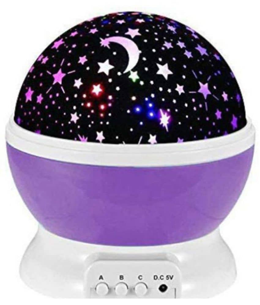 PROGIENCE 360 Degree Rotating Star Master Colorful LED Projector Moon Light Night Lamp - Pack of 1 - Sports and Fitness Equipment | Buy online on ZillyBuy