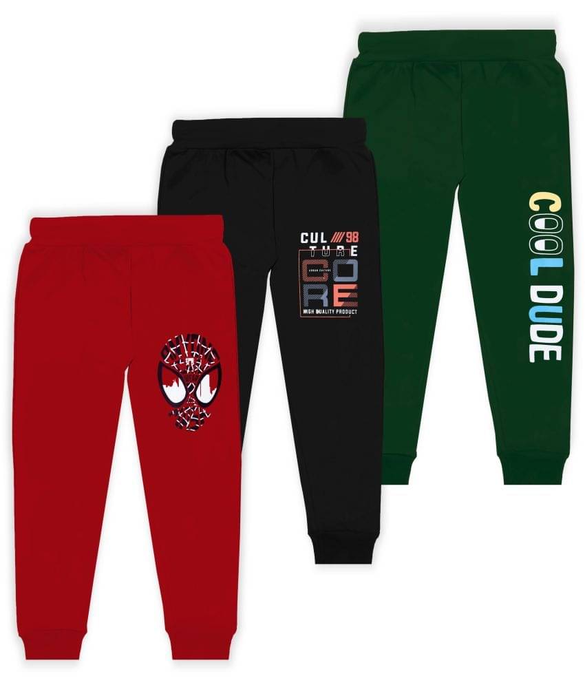     			J&JP Pack of 3 Boys Cotton Blend Trackpant ( Multicolor )