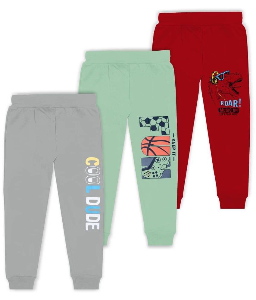     			J&JP Pack of 3 Boys Cotton Blend Trackpant ( Multicolor )