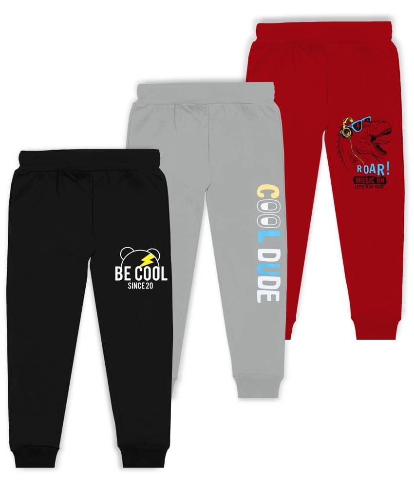     			J&JP Pack of 3 Boys Cotton Blend Trackpant ( Multicolor )