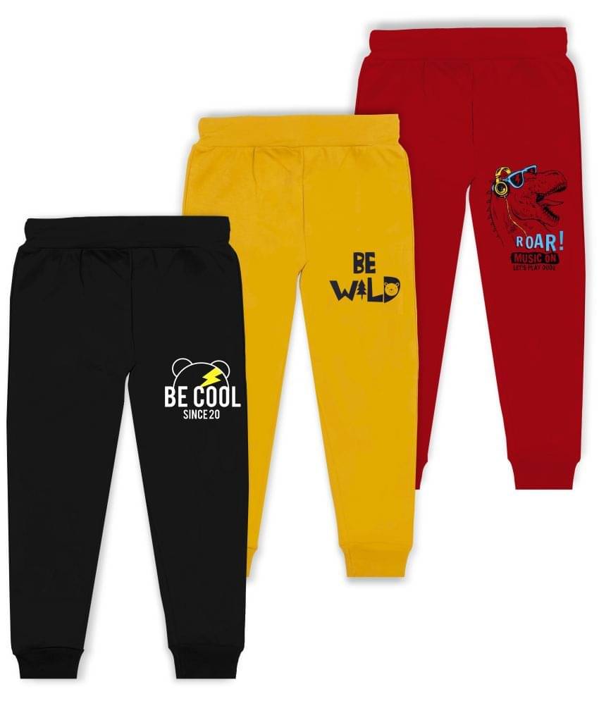     			J&JP Pack of 3 Boys Cotton Blend Trackpant ( Multicolor )