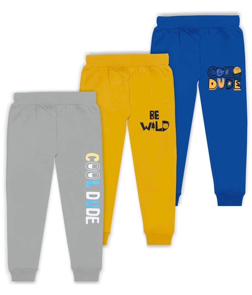     			J&JP Pack of 3 Boys Cotton Blend Trackpant ( Multicolor )