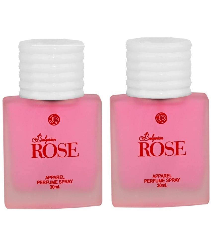     			JD INTERNATIONAL Bulgarian Rose Unisex Apparel Perfume For Men & Women Perfume 30 ml (Pack of 2)