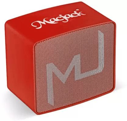     			Macjack Wave 120 3 W Bluetooth Speaker Bluetooth v5.0 with Call function,3D Bass Playback Time 10 hrs Red