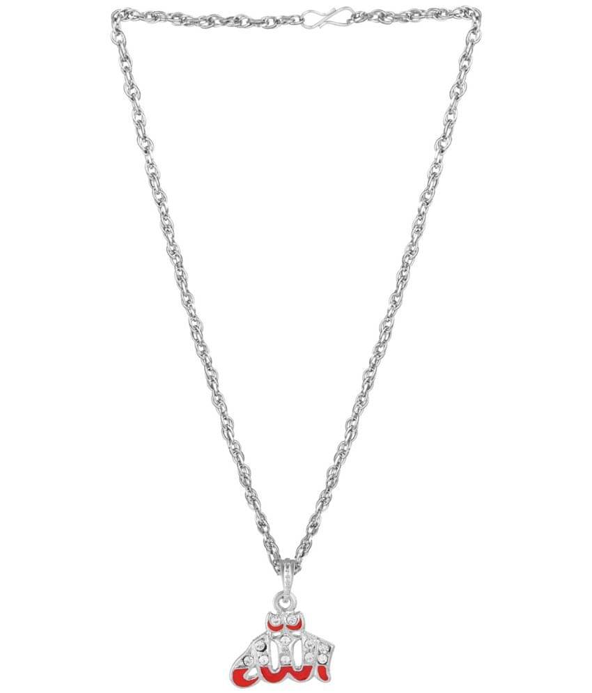     			Memoir Multicolor Religious Pendant With Chain ( Pack of 1 )