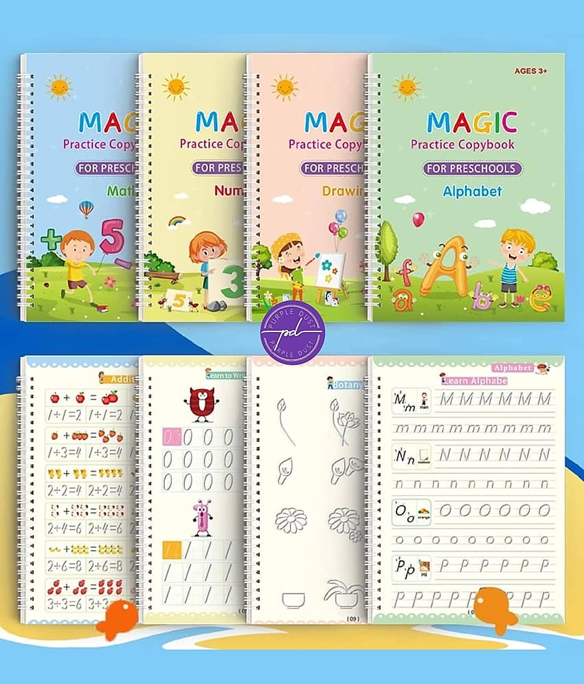 PURPLE DUST PRACTICS MAGIC BOOK SET OF 4 - Stationery | Buy online on ZillyBuy