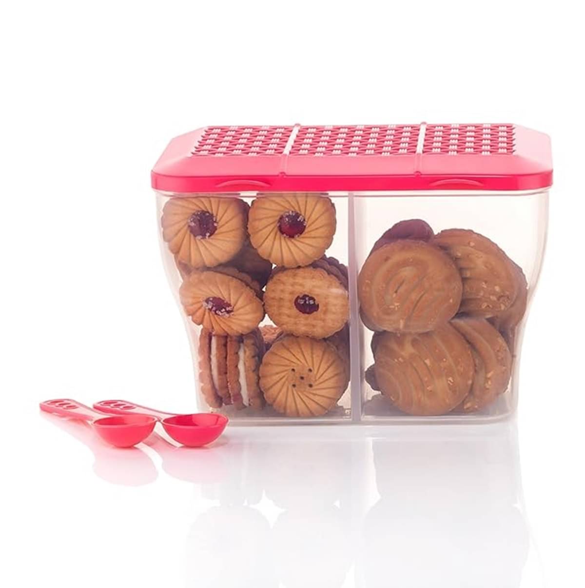 Analog Kitchenware Dal/Masala/Vegetable Plastic Pink Multi-Purpose Container ( Set of 1 ) Analog Kitchenware Dal/Masala/Vegetable Plastic Pink Multi-Purpose Container ( Set of 1 )