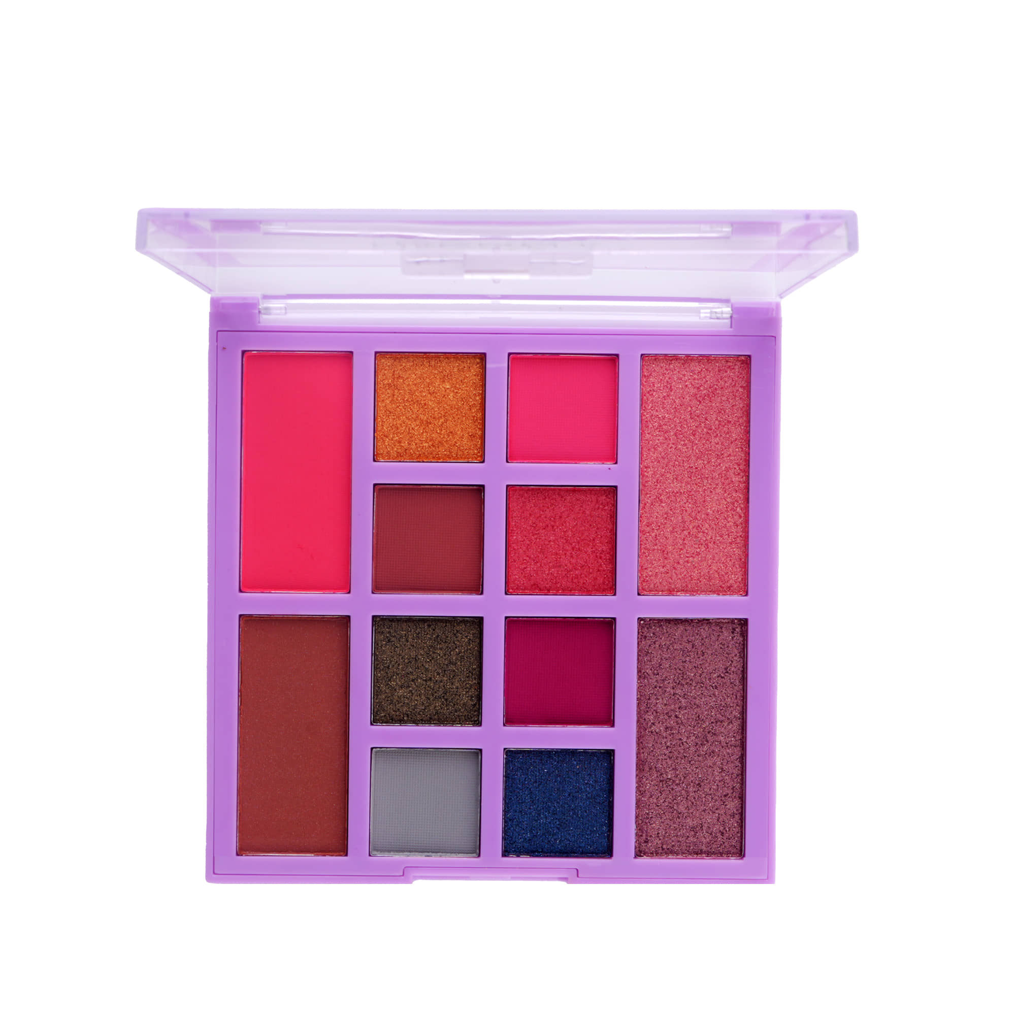 Beauty Berry 12 Color Eyeshadow Palette with Blusher & Highlighter 20g, (Shade - 02) - Makeup - Eyes | Buy online on ZillyBuy