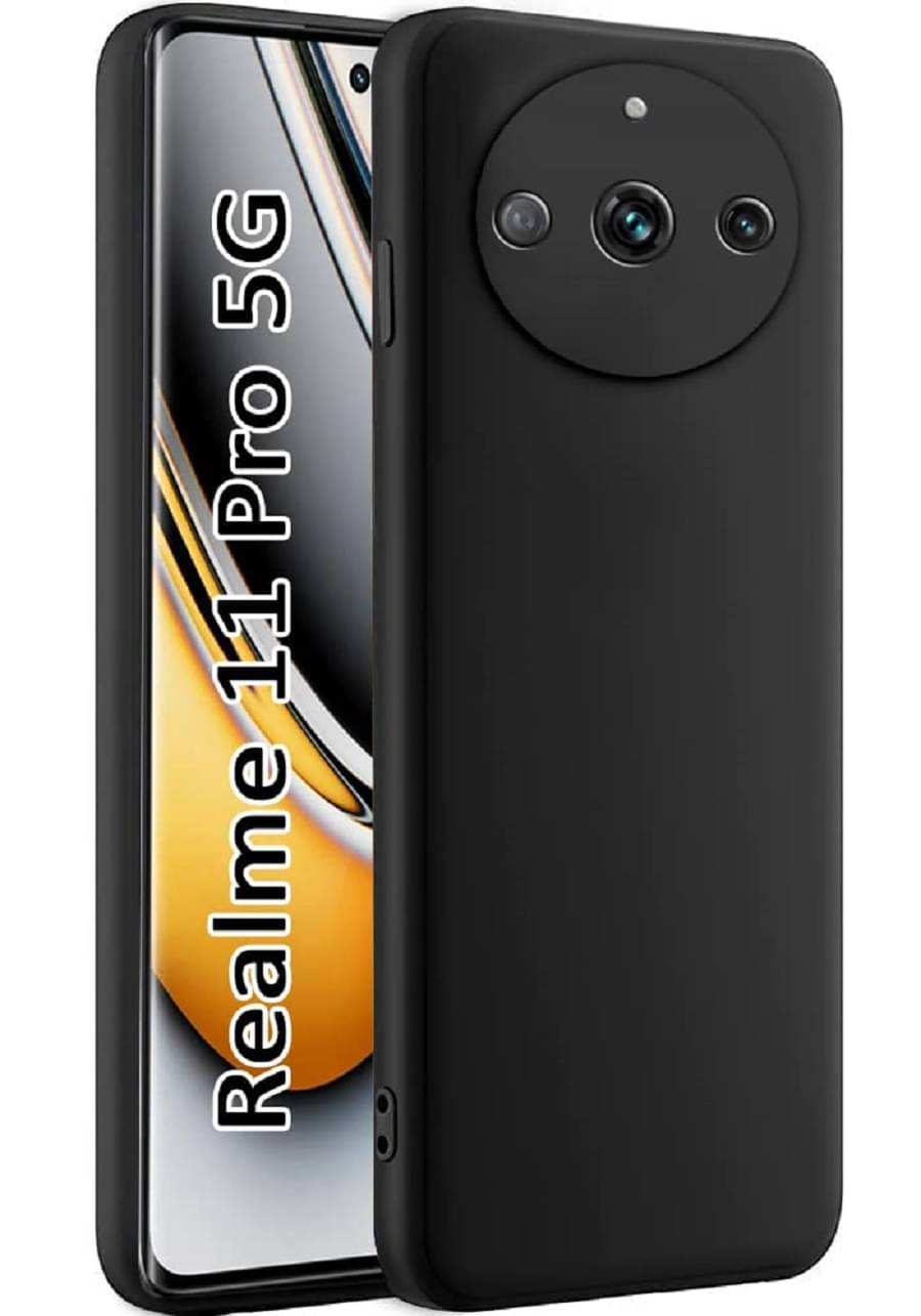     			Case Vault Covers Silicon Soft cases Compatible For Silicon Realme 11 Pro Plus ( Pack of 1 )