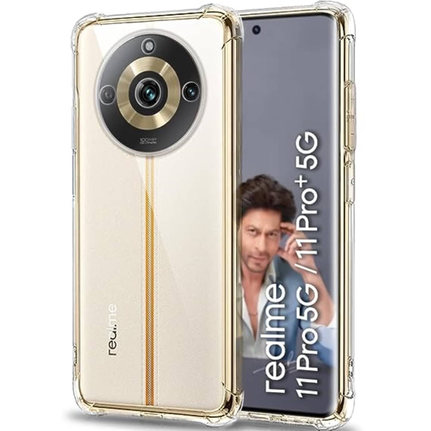     			Case Vault Covers Silicon Soft cases Compatible For Silicon Realme 11 Pro Plus ( Pack of 1 )