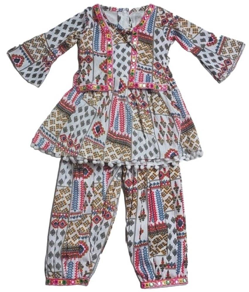     			Cherry Tree Girls Polyester Suit Sets ( Pack of 1 , Multicolor )