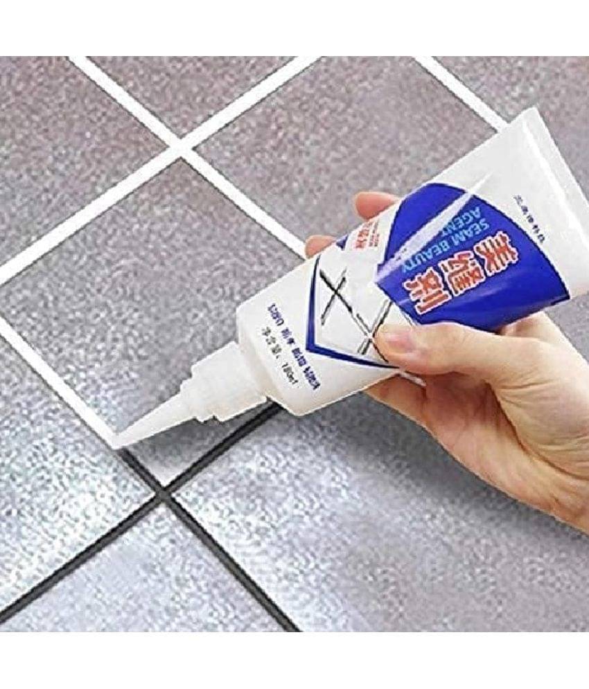 DHS Mart Tile Gap Filler Crack Gap Seal Metal Polish Paste Gaps/Grout Repair Filler Tube Tiles Sealant Agent 180 mL DHS Mart Tile Gap Filler Crack Gap Seal Metal Polish Paste Gaps/Grout Repair Filler Tube Tiles Sealant Agent 180 mL