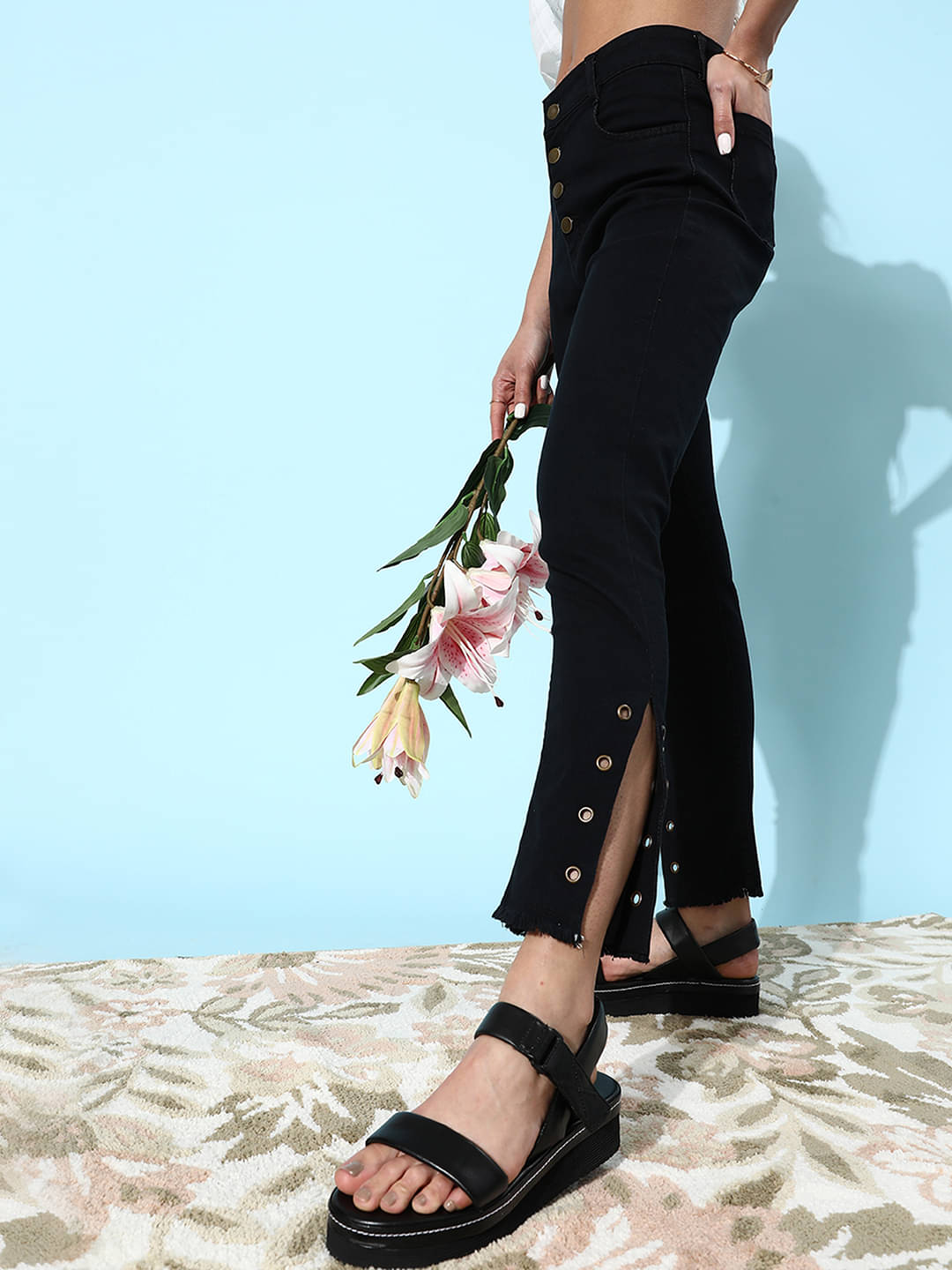     			Dolce Crudo - Black Denim Skinny Fit Women's Jeans ( Pack of 1 )