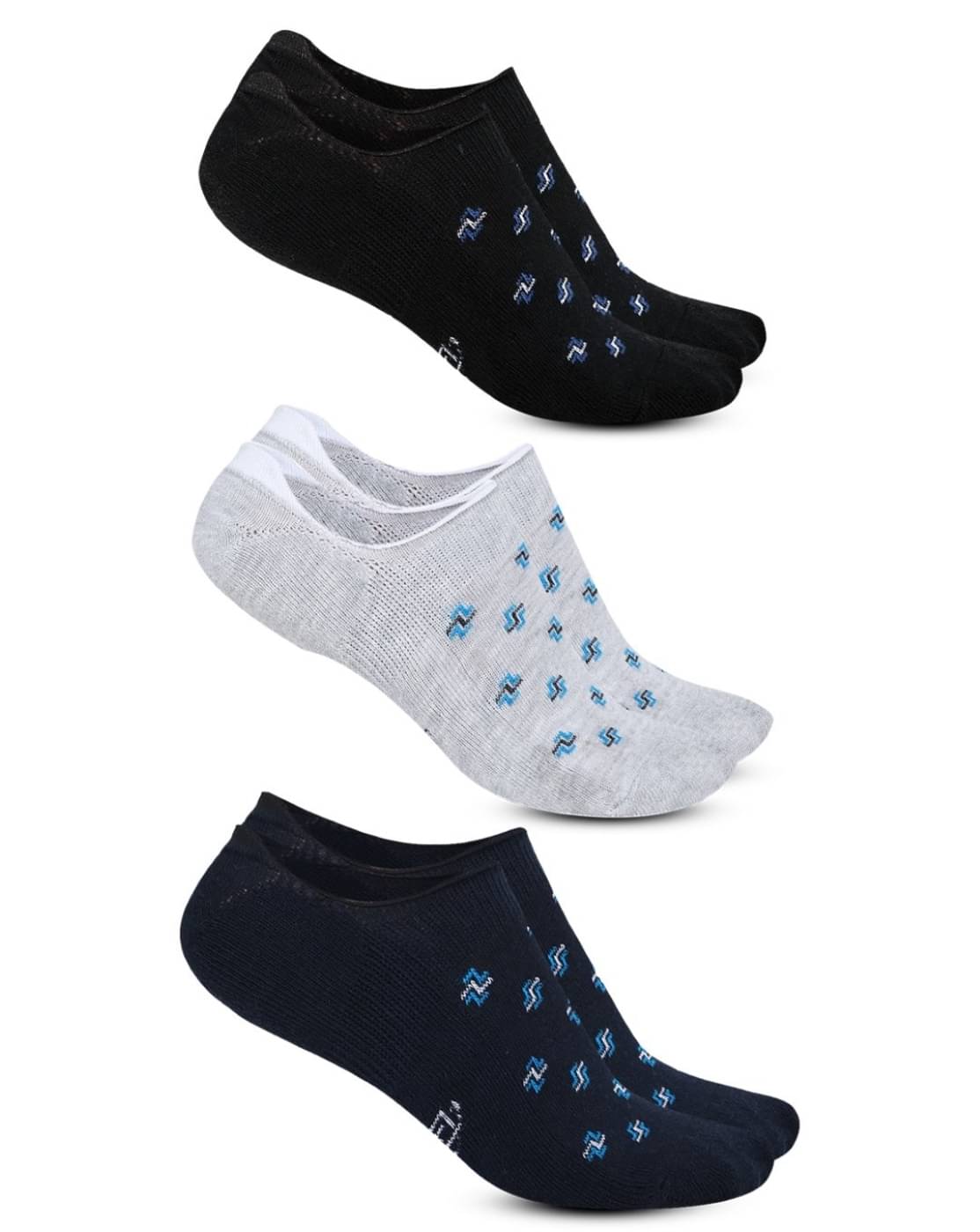 Dollar Cotton Blend Men's Self Design Light Grey No Show Socks ( Pack of 3 )     			Dollar Cotton Blend Men's Self Design Light Grey No Show Socks ( Pack of 3 )