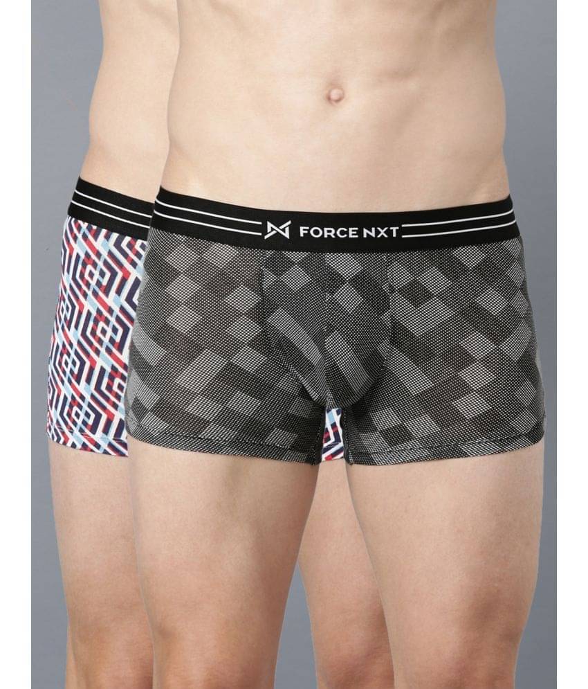 Force NXT Pack of 2 Cotton Trunks For Men's ( Multicolor ) Force NXT Pack of 2 Cotton Trunks For Men's ( Multicolor )