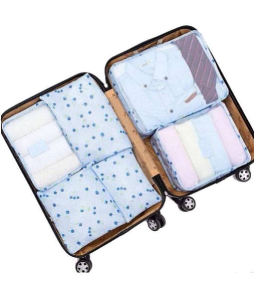     			House Of Quirk Blue Travel Storage Bag