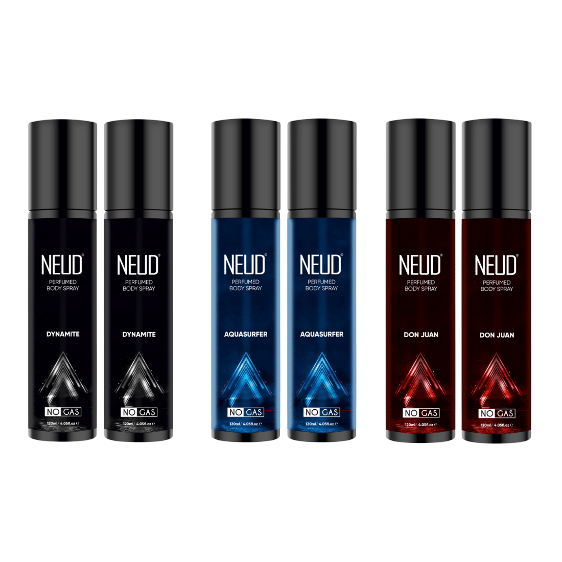 NEUD NEUD 3-in-1 Perfumed Body Sprays for Men Body Spray for Men 880 ml ( Pack of 2 ) NEUD NEUD 3-in-1 Perfumed Body Sprays for Men Body Spray for Men 880 ml ( Pack of 2 )