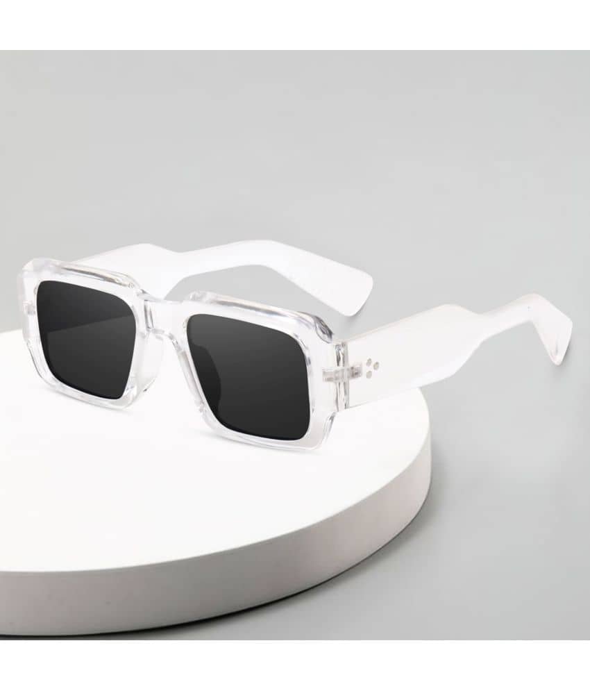 Peter Jones Light Grey Oversized Sunglasses ( Pack of 1 )