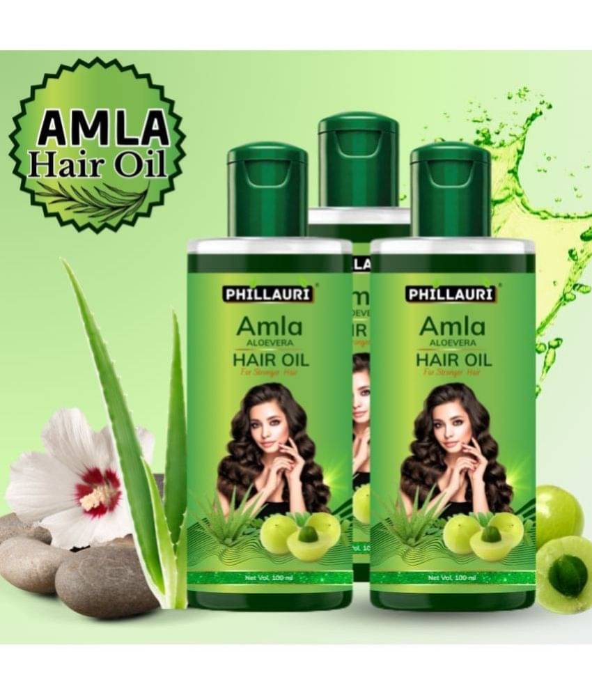     			Phillauri Anti Dandruff Amla Oil 300 ml ( Pack of 3 )