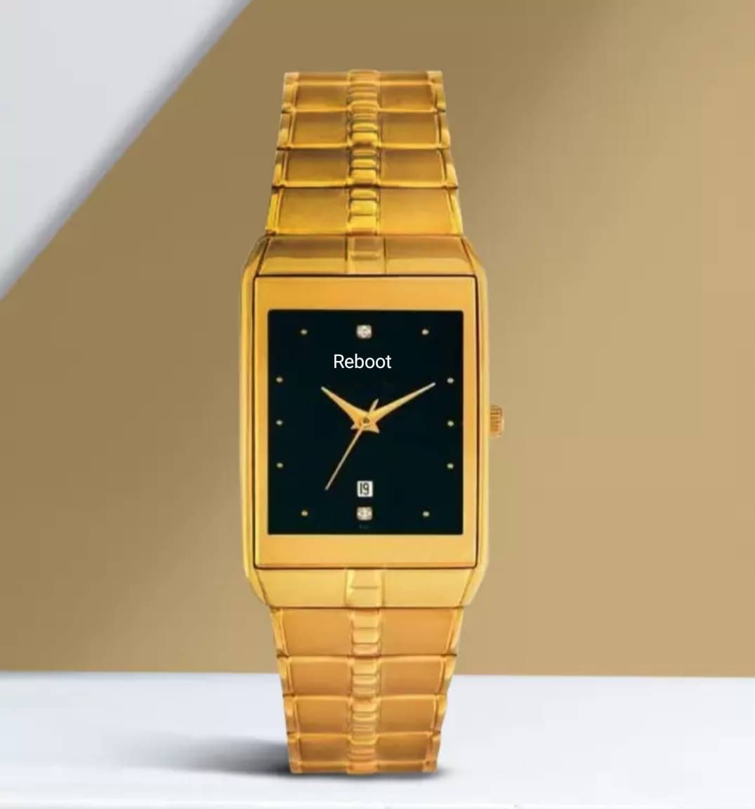     			Reboot Gold Stainless Steel Analog Men's Watch