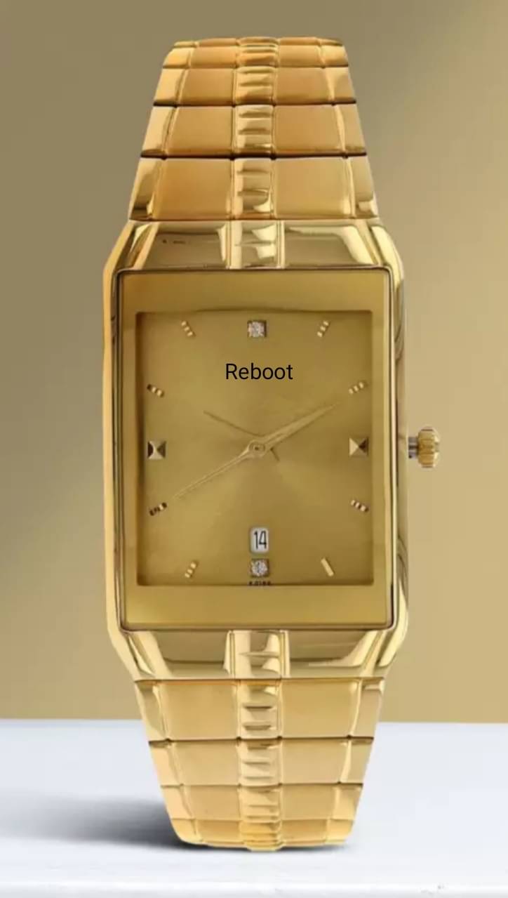     			Reboot Gold Stainless Steel Analog Men's Watch