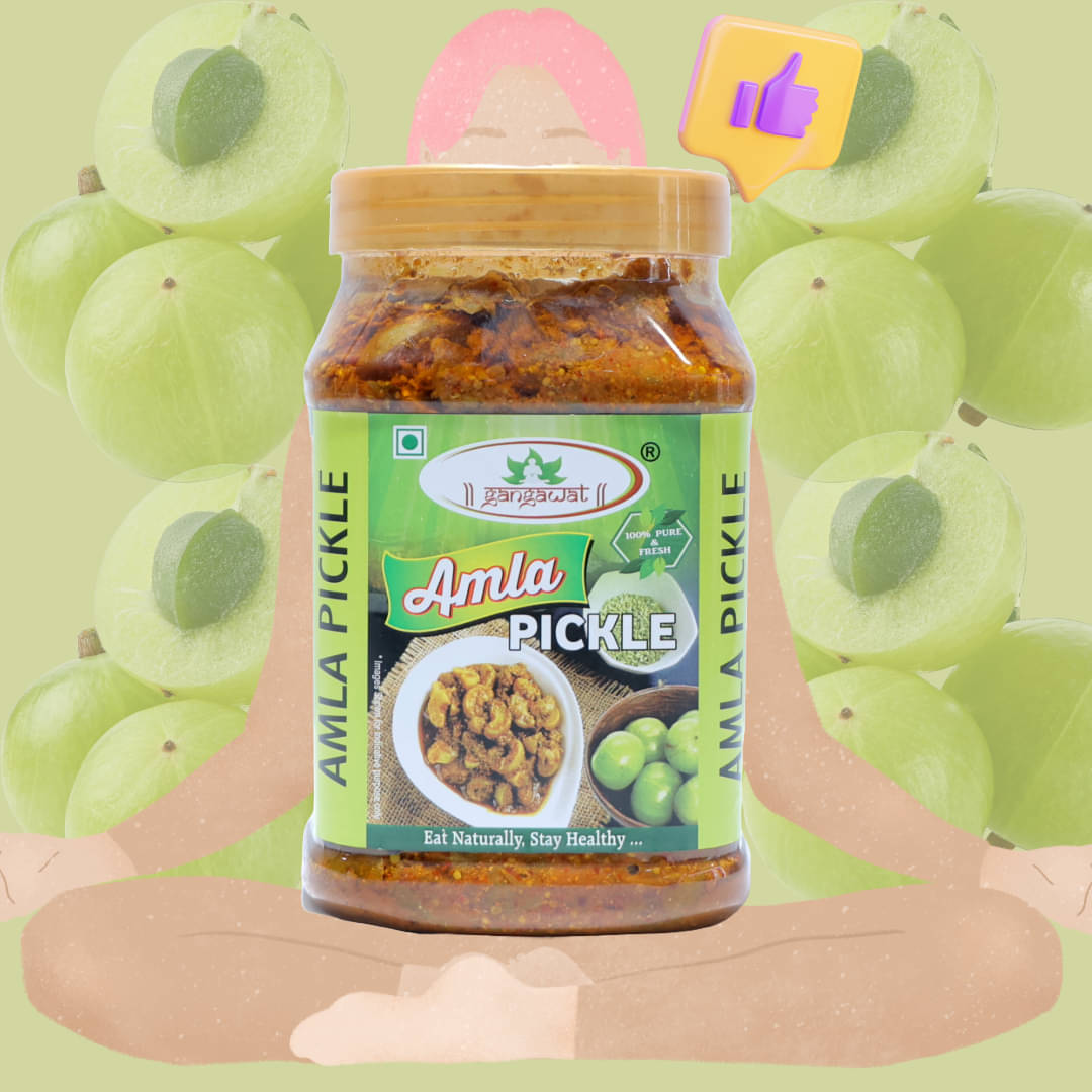     			gangawat amla Vegetable Pickle 800 g