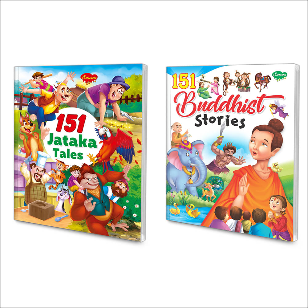 151 Jataka Tales, 151 Buddhist Stories | Set Of 2 Story Books By Sawan (Paperback, Manoj Publications Editorial Board) 151 Jataka Tales, 151 Buddhist Stories | Set Of 2 Story Books By Sawan (Paperback, Manoj Publications Editorial Board)