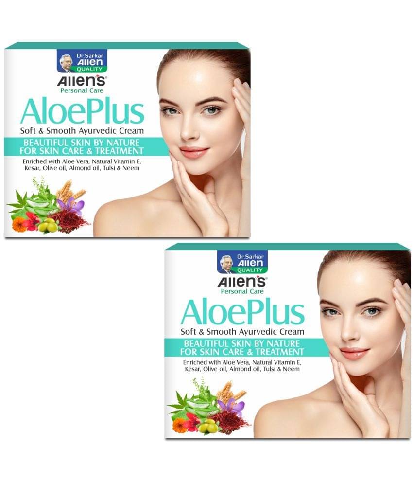     			ALLEN AloePlus Soft & Smooth Ayurvedic Cream Cream 50 gm Pack Of 4