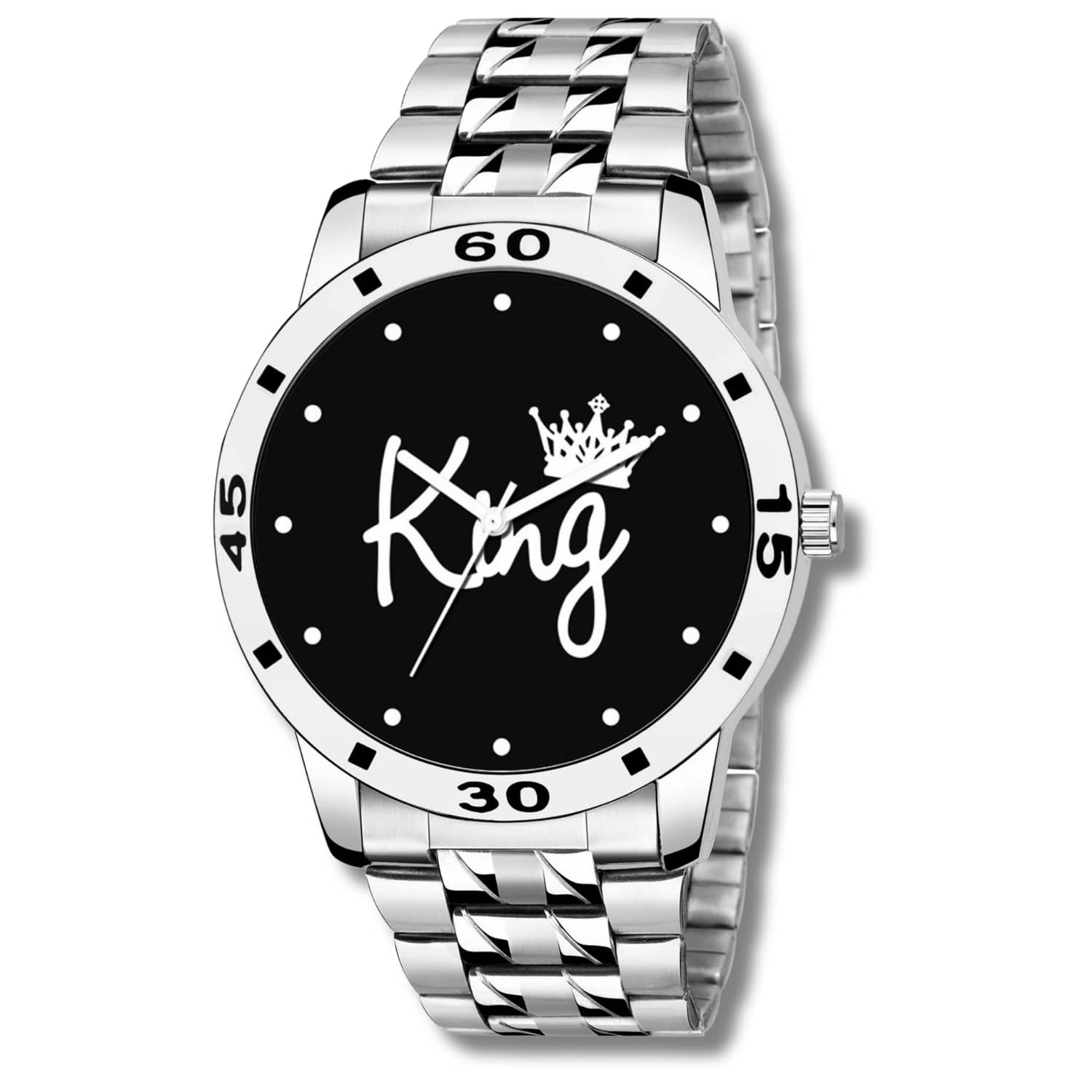 AQUA BLISS Silver Stainless Steel Analog Men's Watch