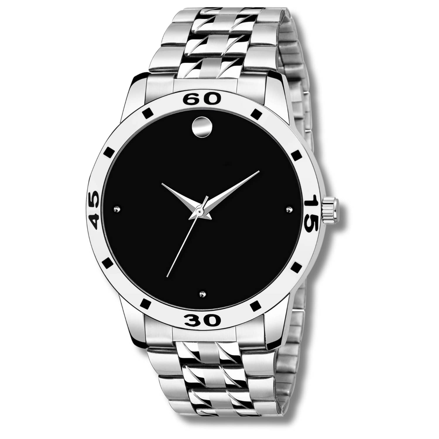 AQUA BLISS Silver Stainless Steel Analog Men's Watch