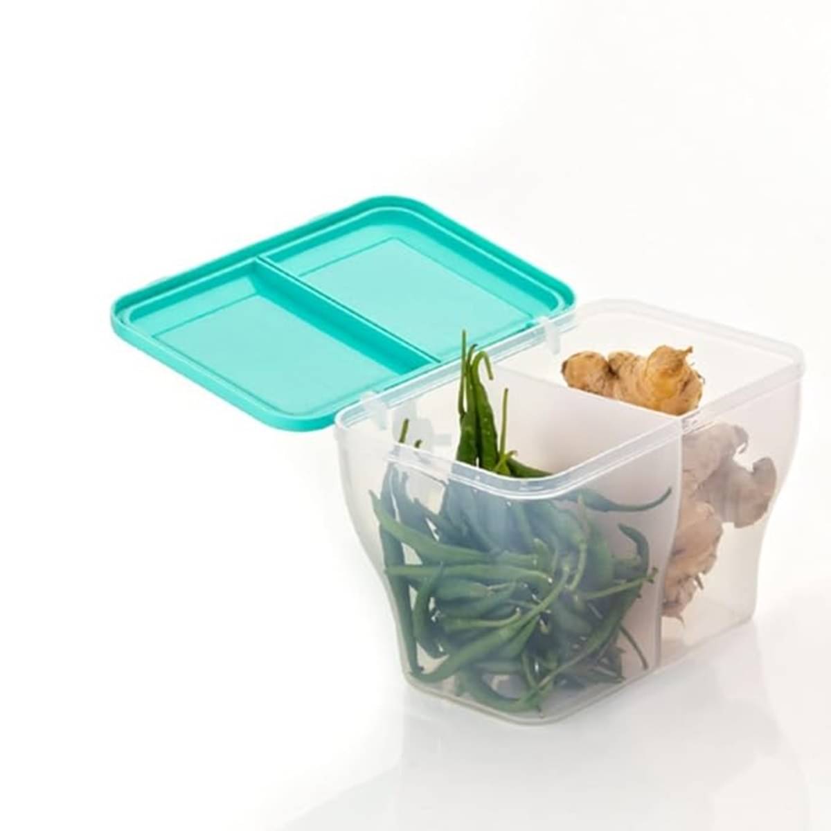     			Analog Kitchenware Dal/Masala/Vegetable Plastic Sea Green Pickle Container ( Set of 1 )