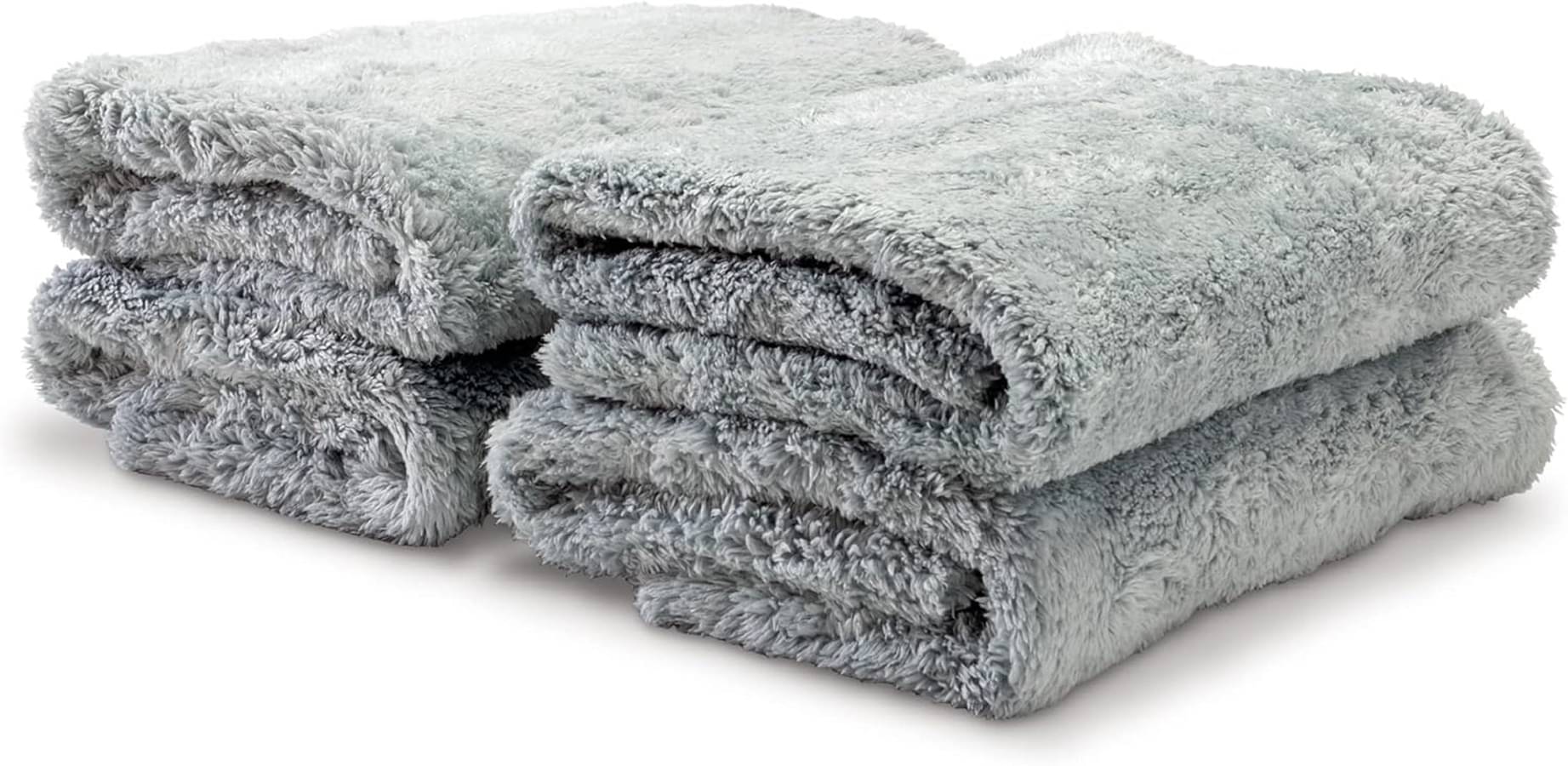     			Auto Hub Grey 500 GSM Microfiber Cloth For Automobile ( Pack of 4 )