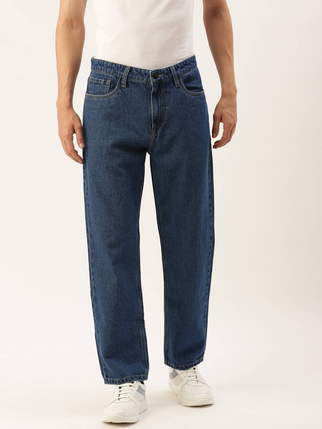 Bene Kleed Men Pure Cotton Relaxed Fit Jeans     			Bene Kleed Men Pure Cotton Relaxed Fit Jeans