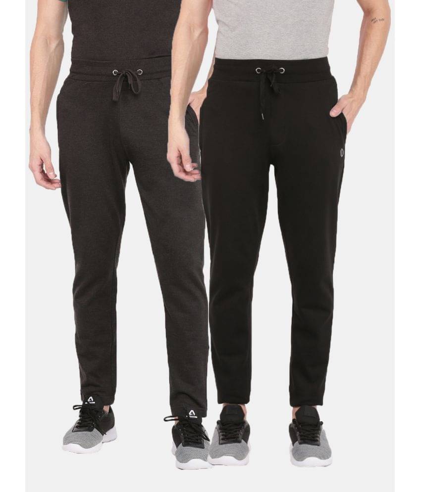     			Dollar Multicolor Cotton Men's Joggers ( Pack of 2 )