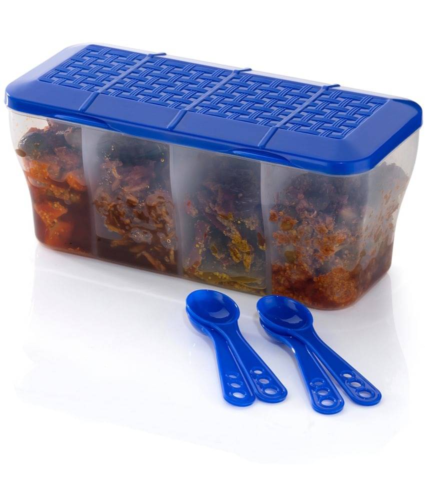     			FIT4CHEF Pickle Container Set PET Blue Multi-Purpose Container ( Set of 1 )