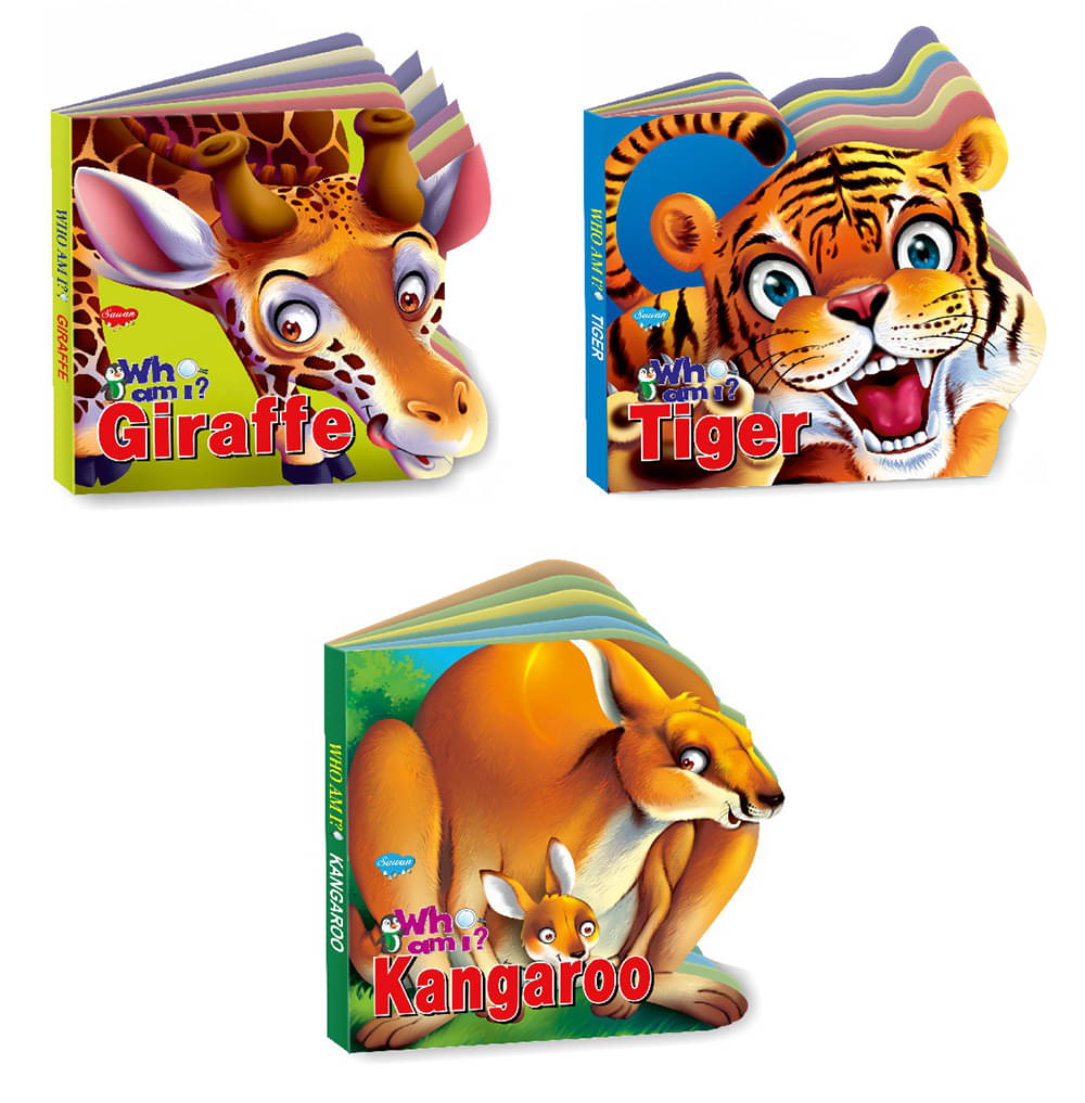     			Giraffe, Tiger, Kangaroo | Set Of 3 Story (Board Book, Manoj Publications Editorial Board)