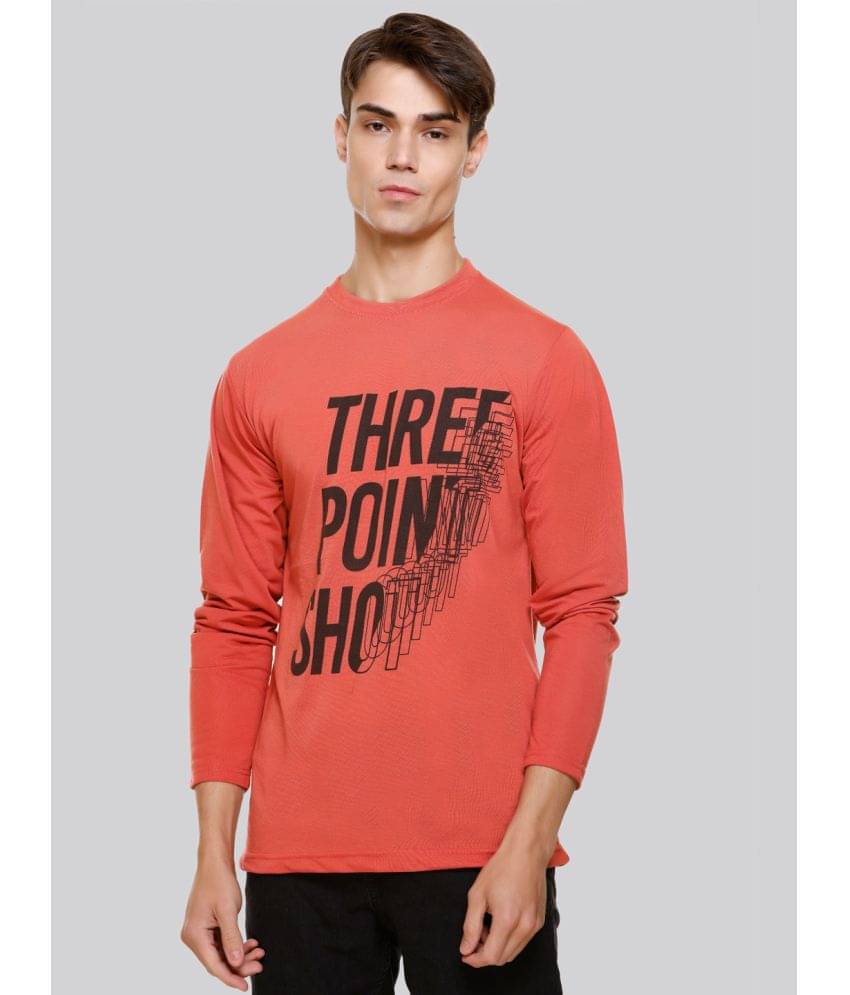 HVBK Pack of 1 Cotton Blend Regular Fit Men's T-Shirt ( Coral ) HVBK Pack of 1 Cotton Blend Regular Fit Men's T-Shirt ( Coral )