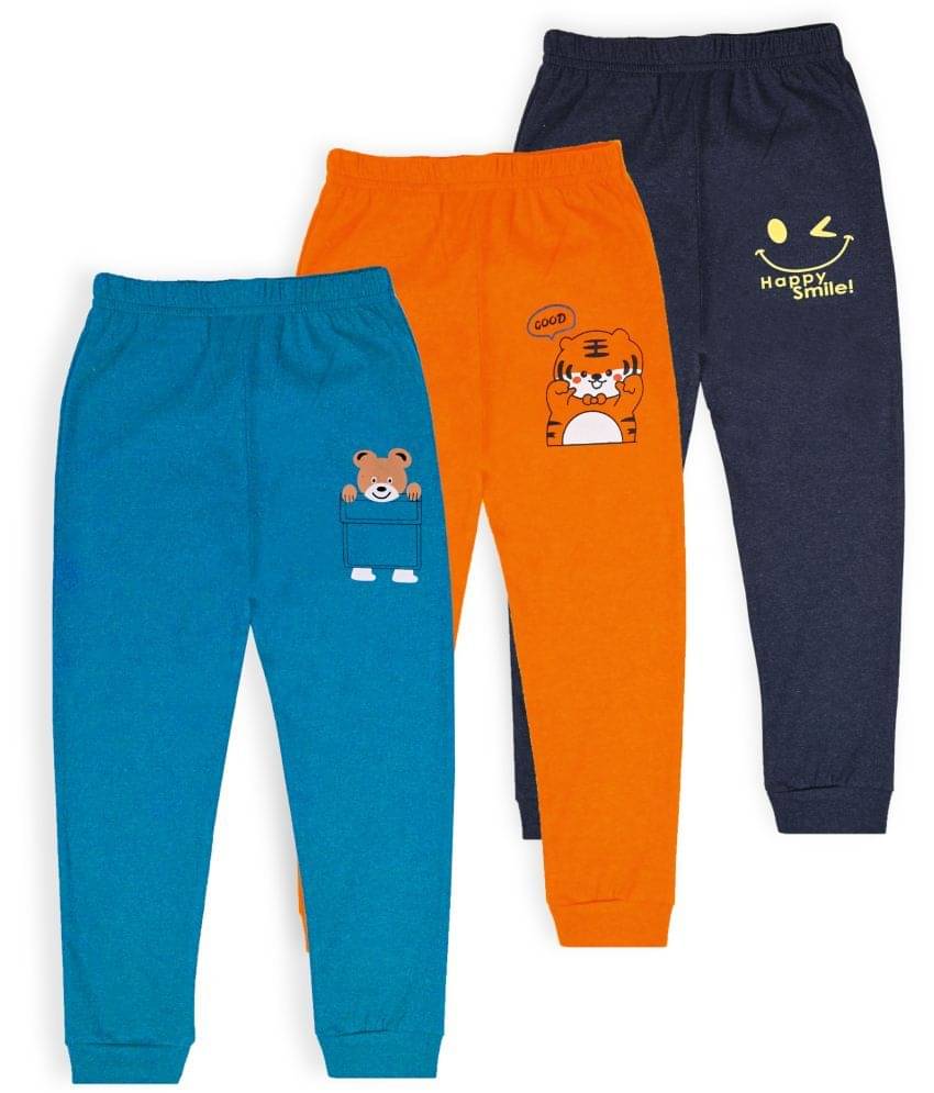     			J&JP Pack of 3 Boys Cotton Blend Trackpant ( Multicolor )