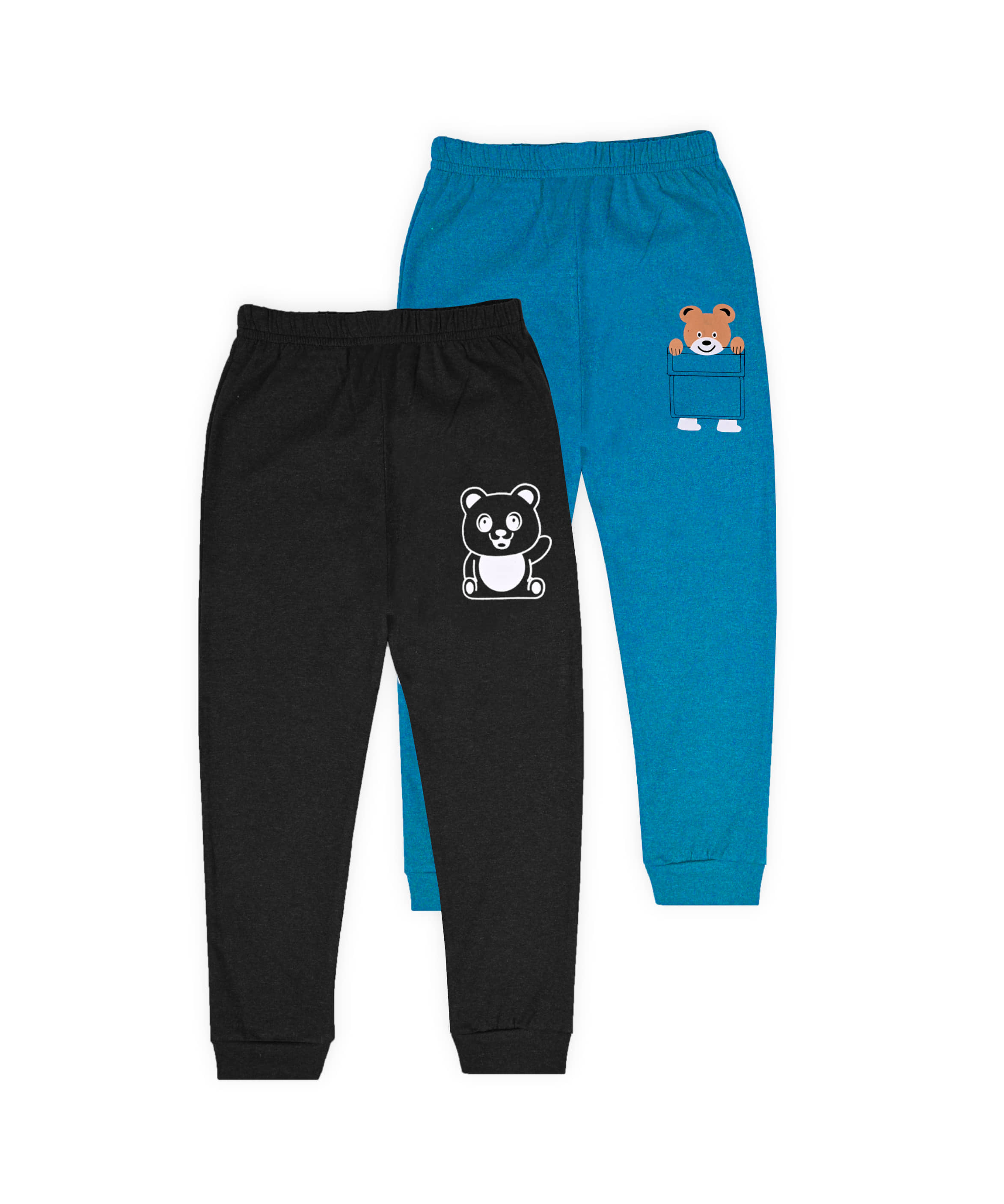 J&JP Pack of 2 Boys Cotton Blend Trackpant ( Multicolor ) - Track Pants | Buy online on ZillyBuy
