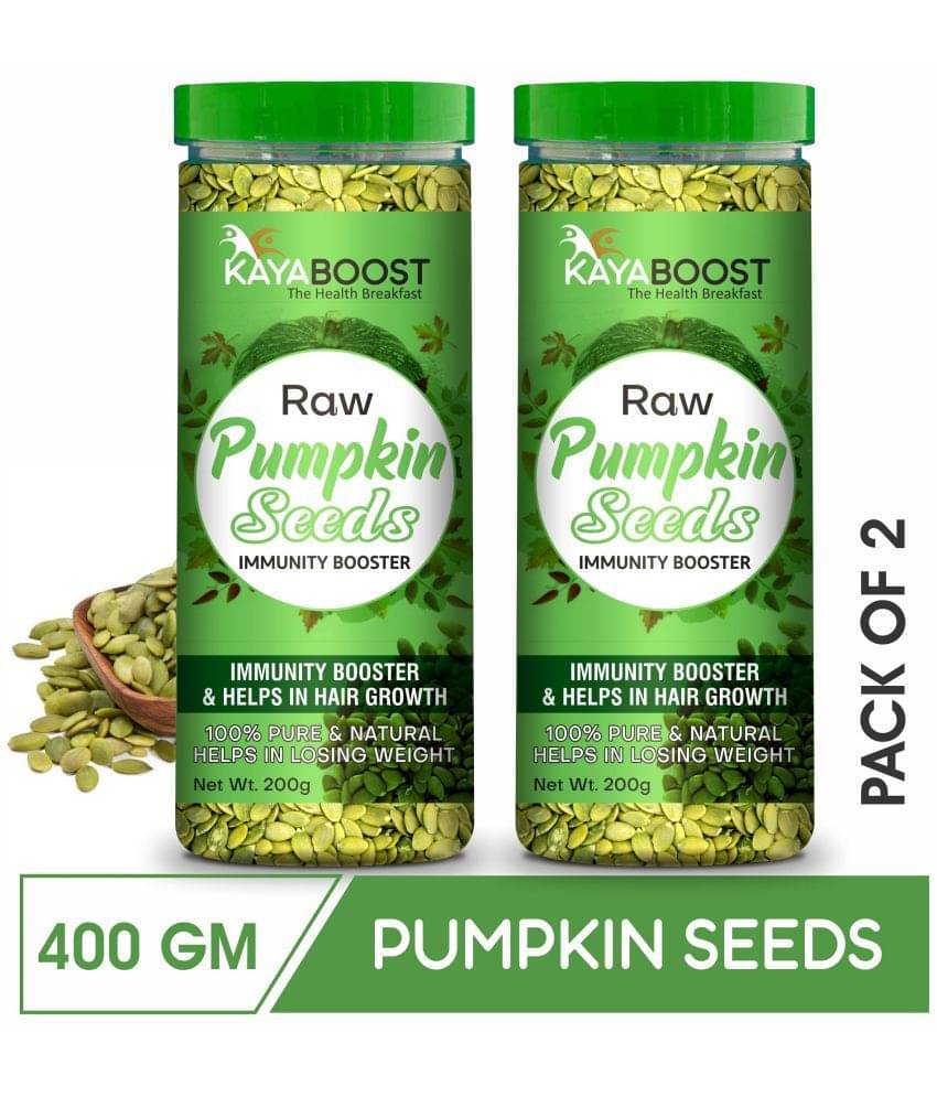     			KAYABOOST Pumpkin Seeds Loaded with Fiber and Protein Rich Superfood, Pack of 2 (400 g)