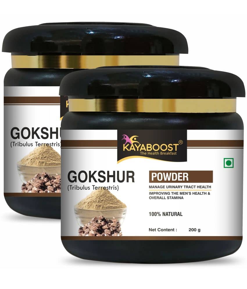 KAYABOOST GOKSHURA / GOKHRU Powder, Pack of 2 (400 g)