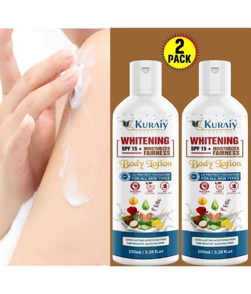 KURAIY Body Lotion skin whitening Moisturizing Body Lotion skin lightening Lotion Pack Of 2