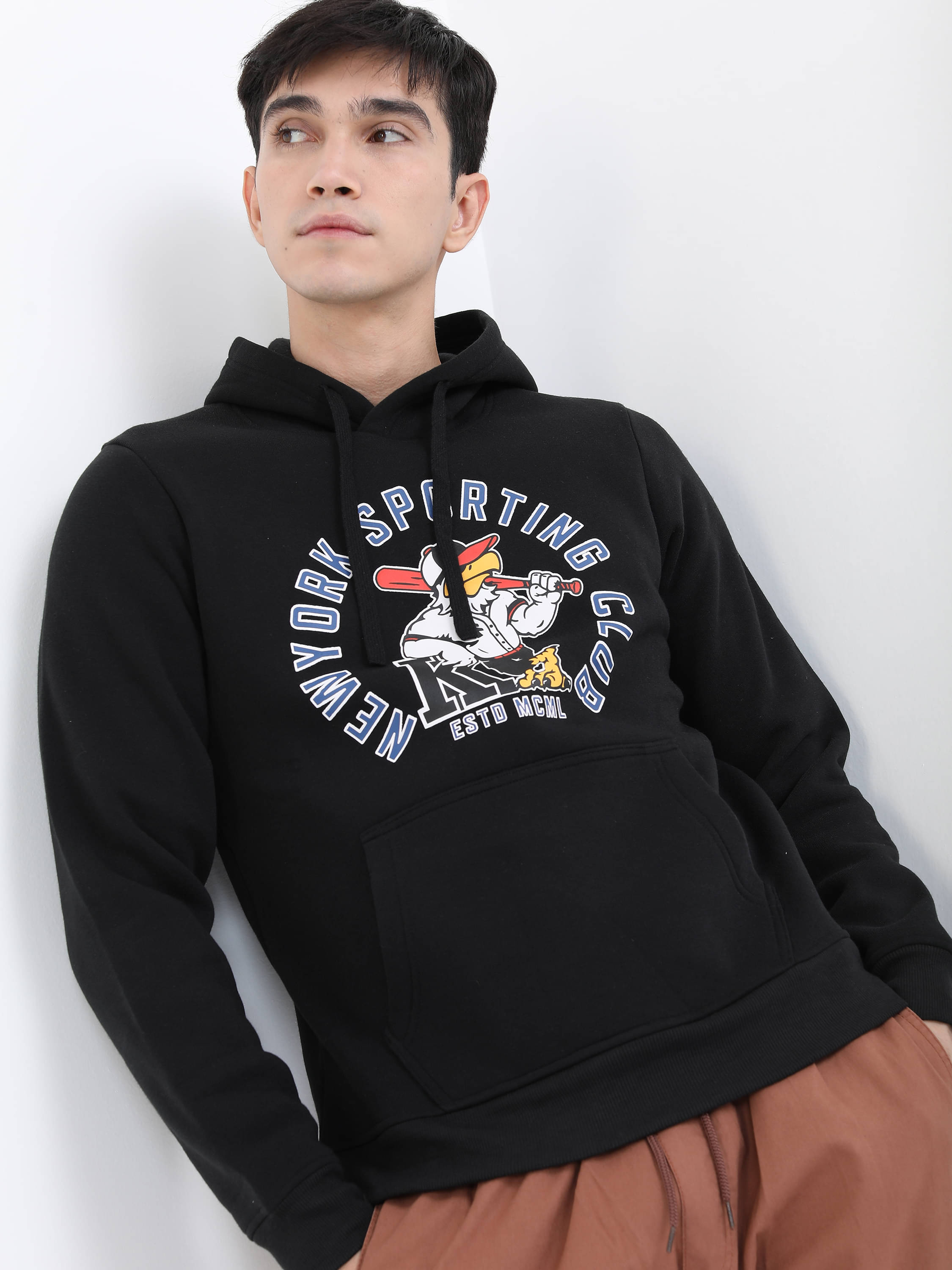     			Ketch Polyester Hooded Men's Sweatshirt - Black ( Pack of 1 )