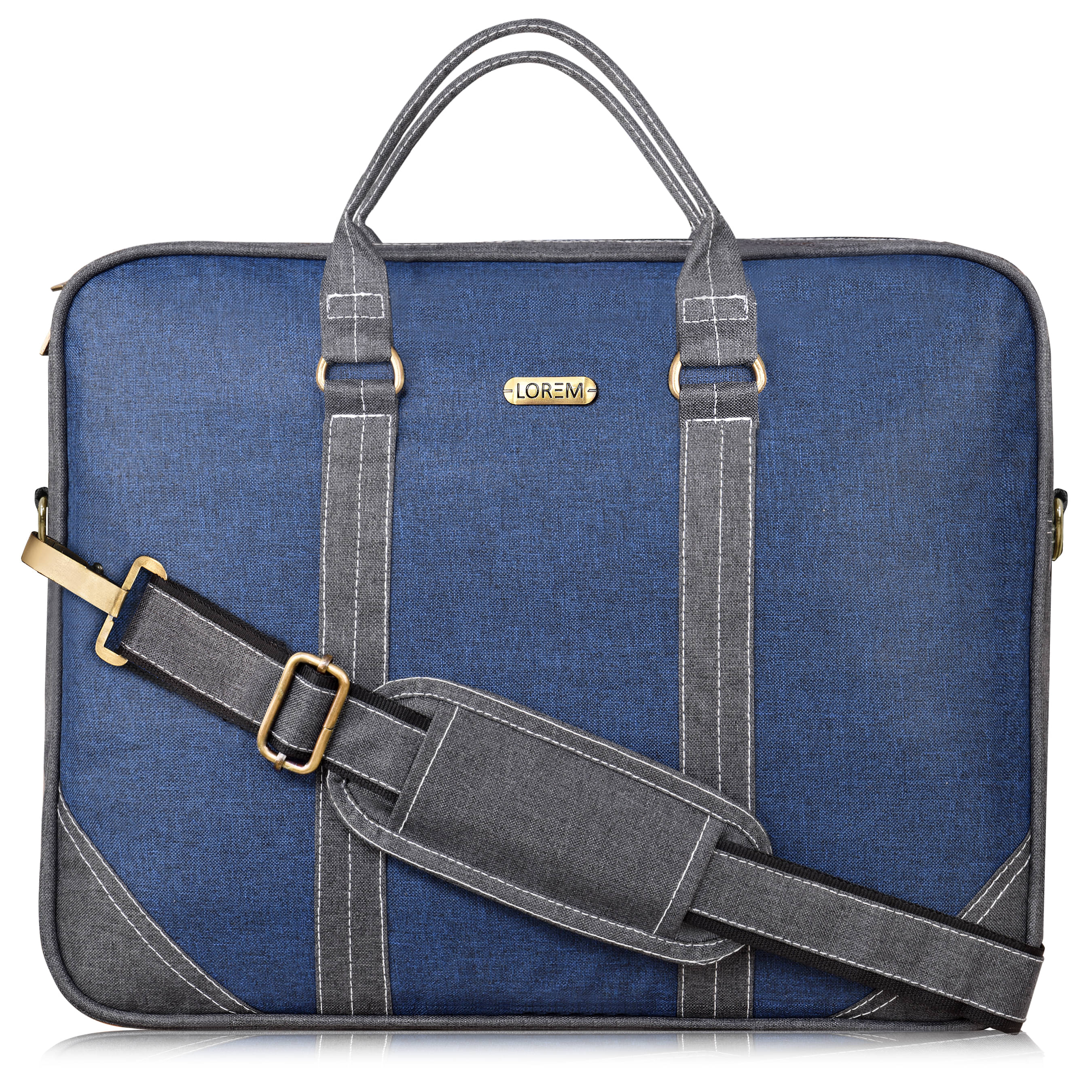    			Lorem Blue Solid Messenger Bag