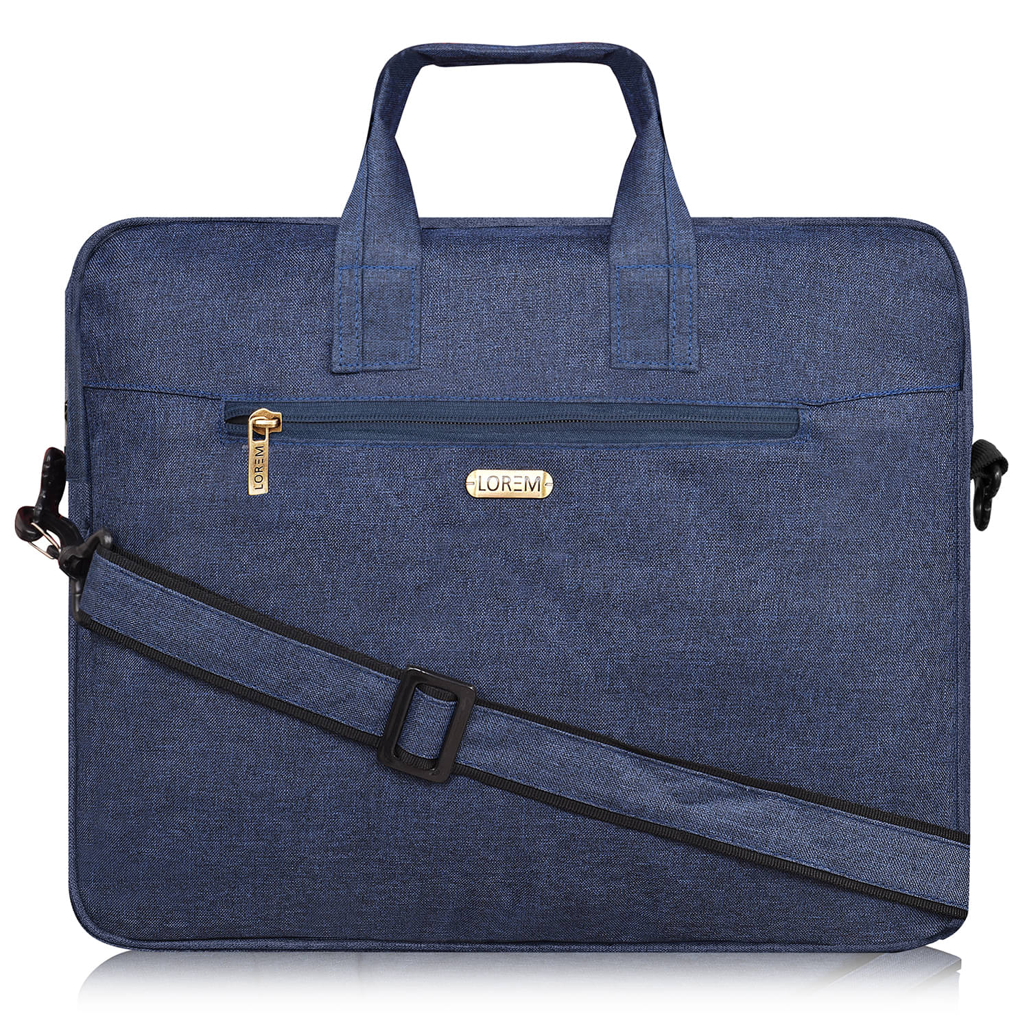     			Lorem Blue Solid Messenger Bag