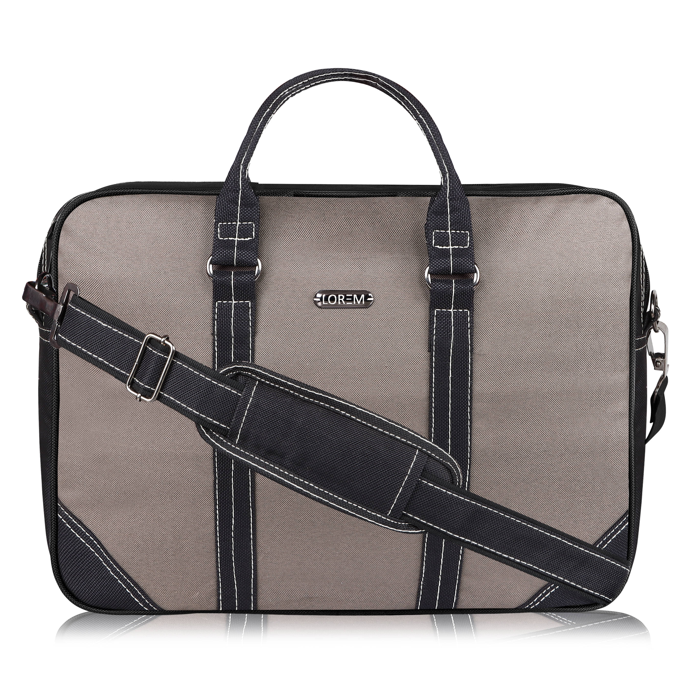     			Lorem Dark Grey Solid Messenger Bag